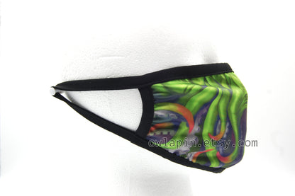 Cthulhu Tentacle Monster Dust Face Mask With Filter Pocket
