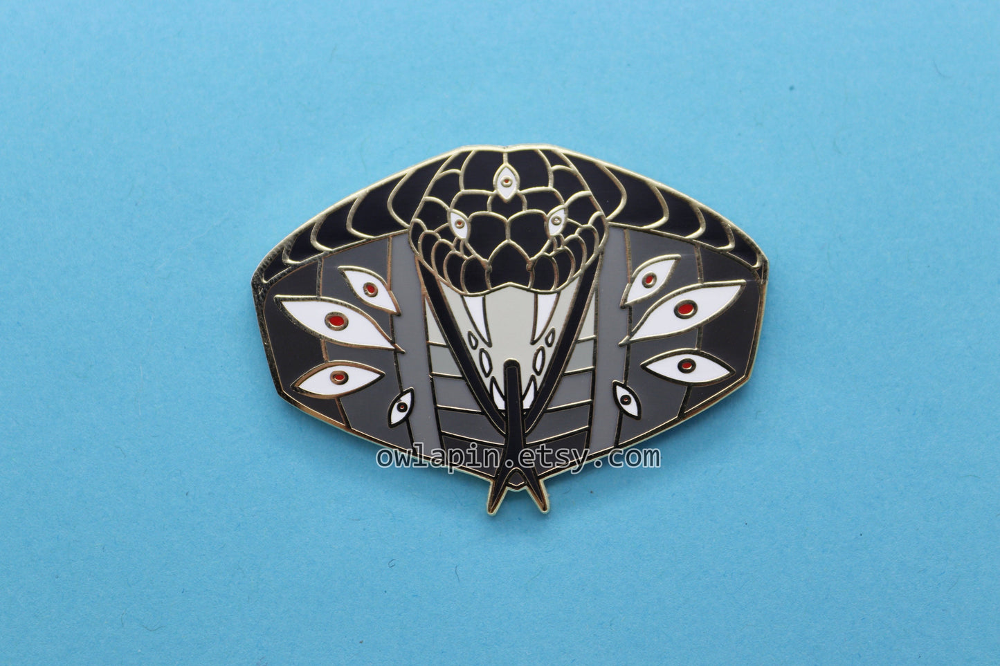Cobra Snake Enamel Pin