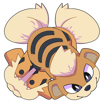 Orange Dog Keychain - Cute Paws