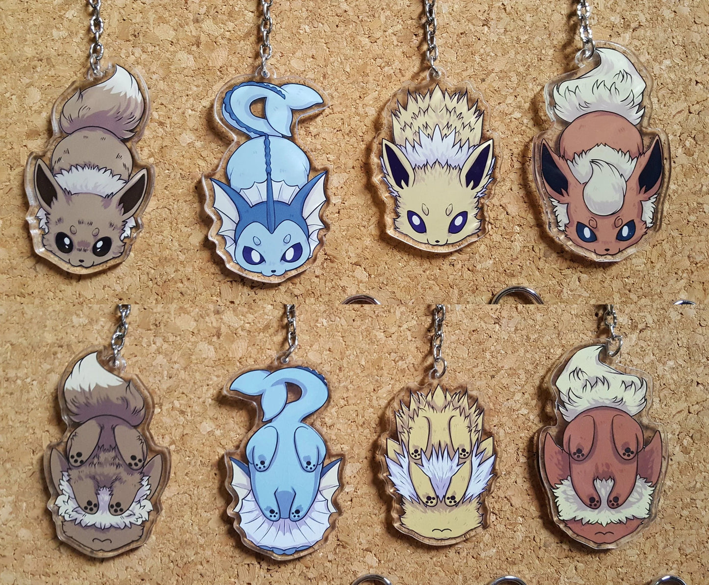 Evolution Keychains - Cute Paws