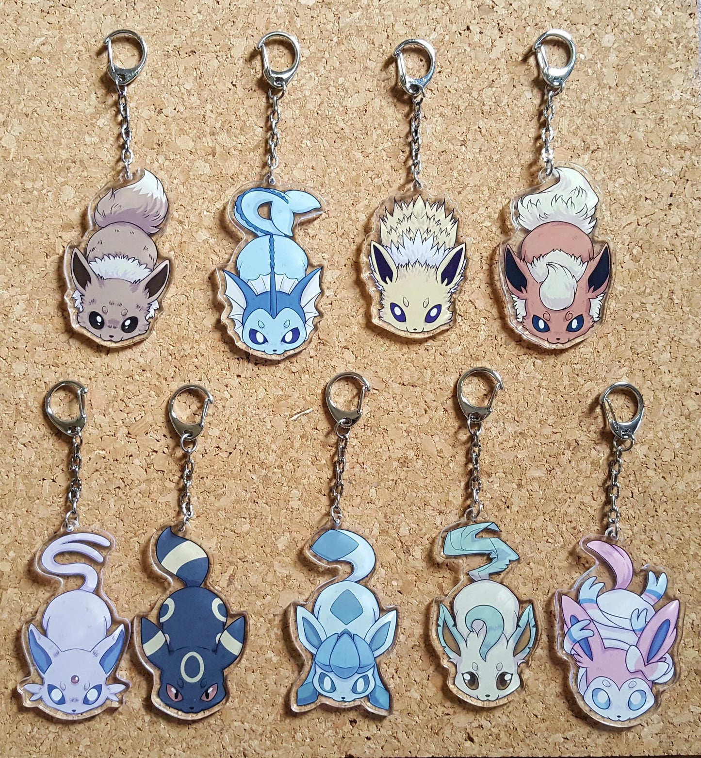 Evolution Keychains - Cute Paws