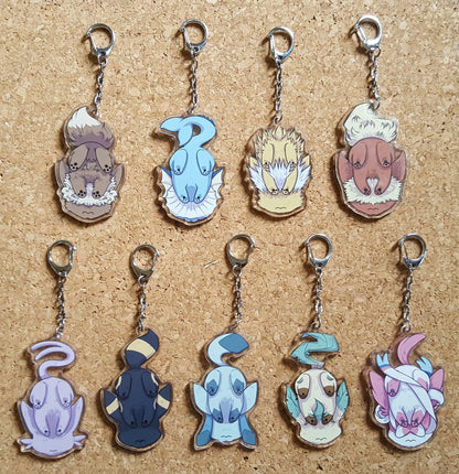 Evolution Keychains - Cute Paws
