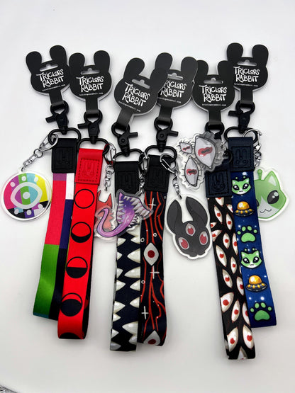 Neck and Wrist Lanyards with Keychain