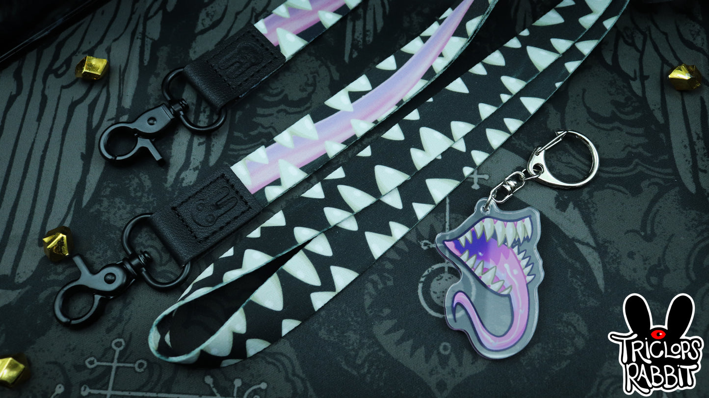 Monster Maw Wrist/Neck Lanyard and Keychain