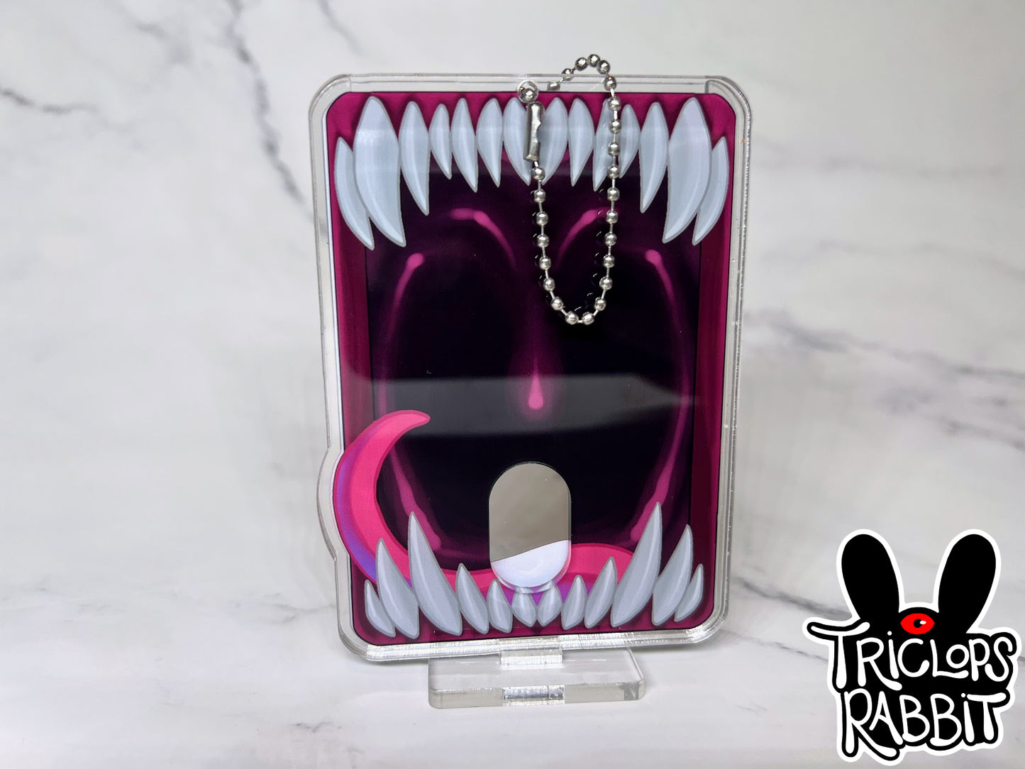 Monster Maw Photo Card Holder Keychain Standee