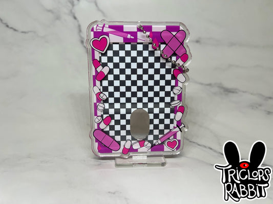 Cute Medical Photo Card Holder Keychain Standee