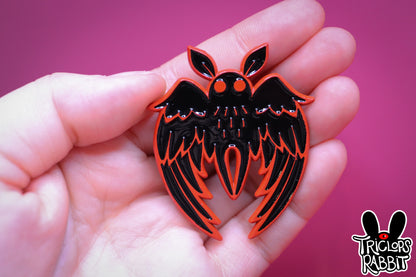 Mothman Enamel Pins