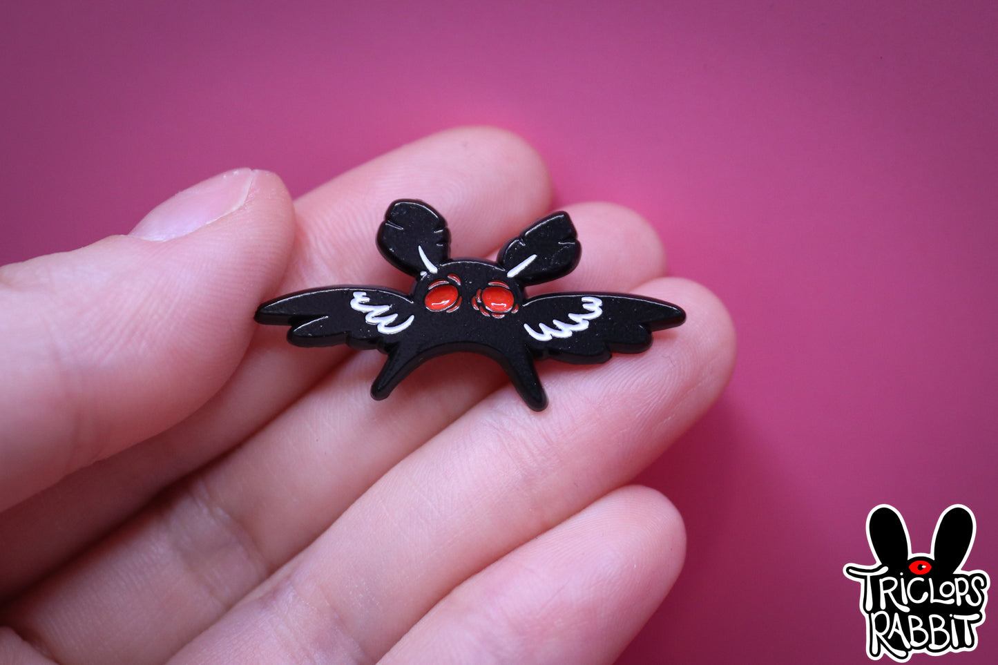 Mothman Enamel Pins