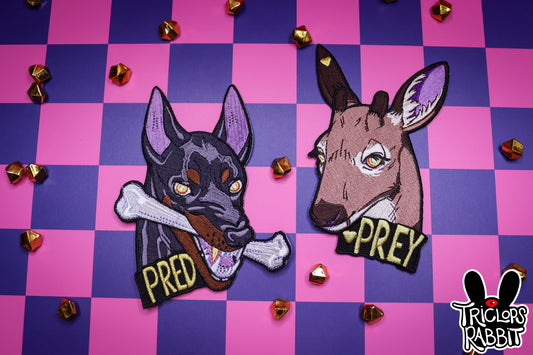 Predator and Prey Iron-On Patches