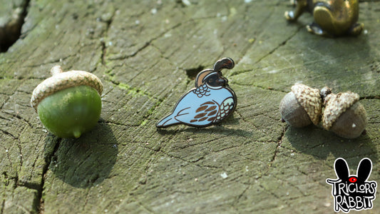 California Quail Mini Pin