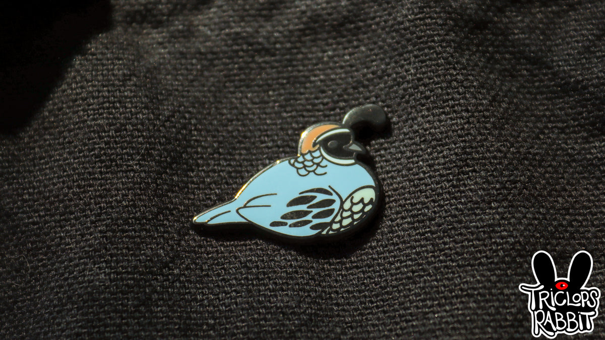 California Quail Mini Pin
