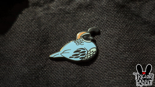 California Quail Mini Pin
