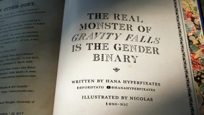 Reading Between the Falls - A Gravity Falls Nonfiction Zine (Physical)