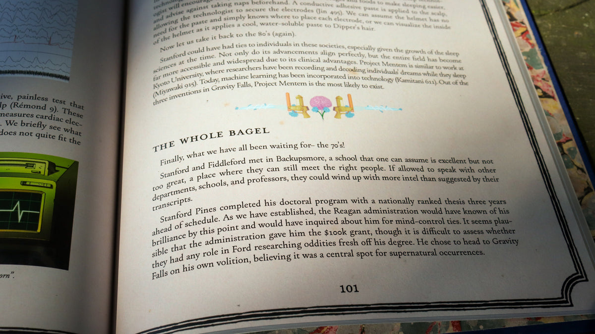 Reading Between the Falls - A Gravity Falls Nonfiction Zine (Physical)