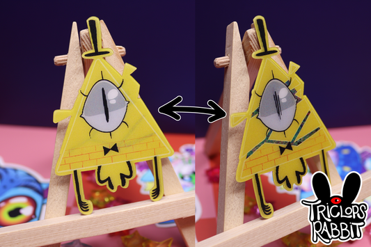 GFalls Bill Cipher Lenticular Stickers