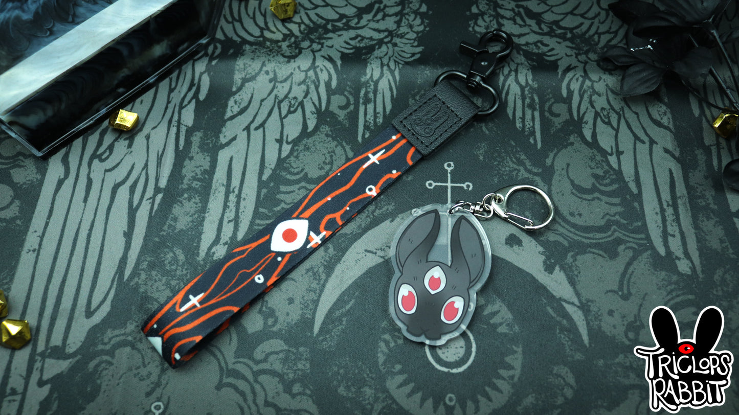 Triclops Rabbit Wrist/Neck Lanyard and Keychain