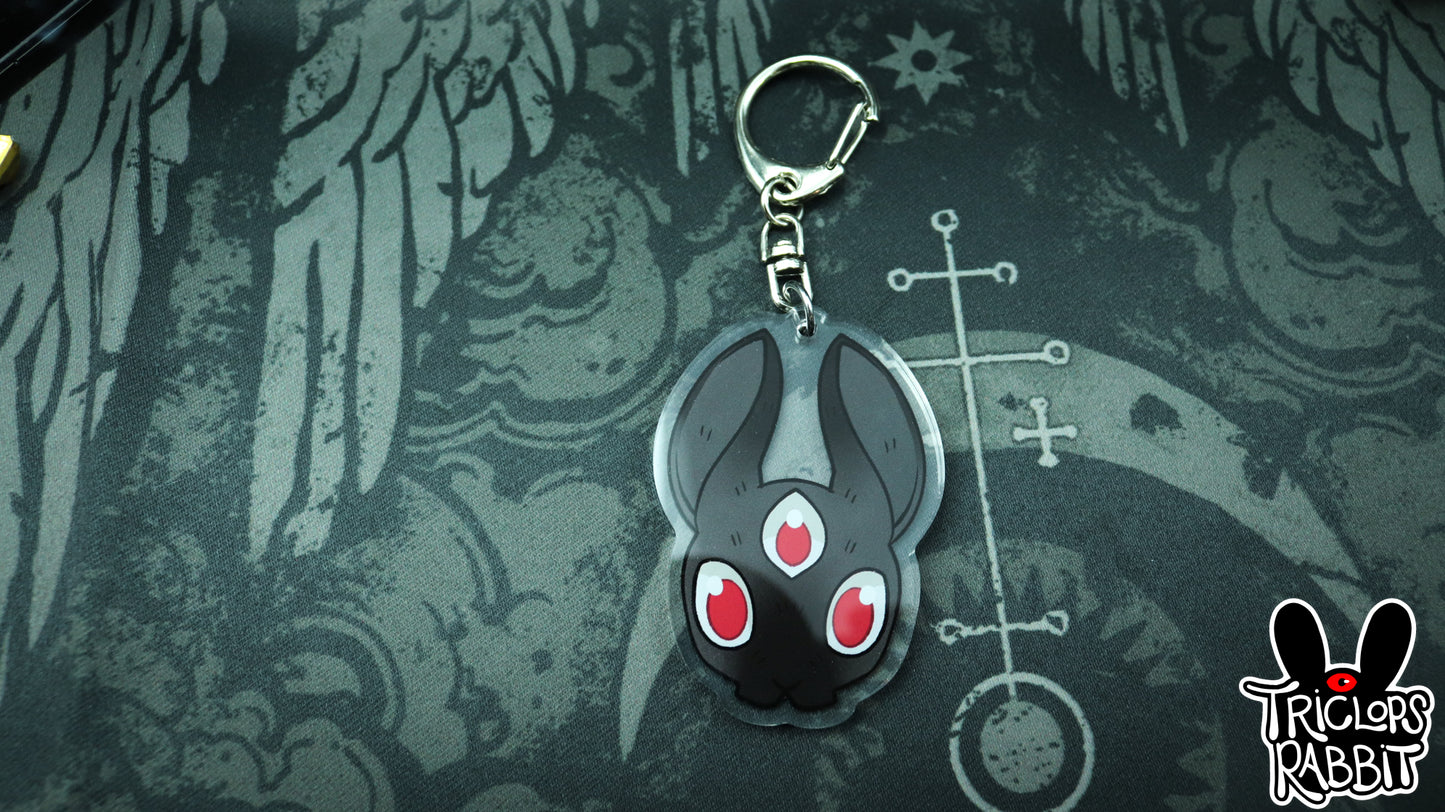 Triclops Rabbit Wrist/Neck Lanyard and Keychain
