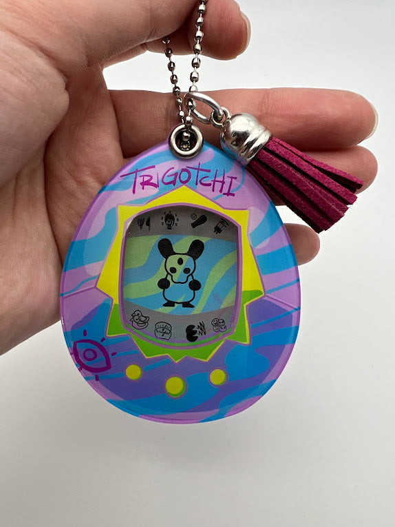 Virtual Pet Photo Frame Keychain